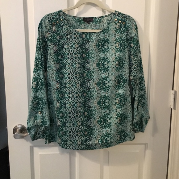 THE LIMITED Printed Blouse