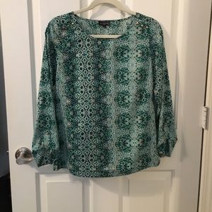 THE LIMITED Printed Blouse