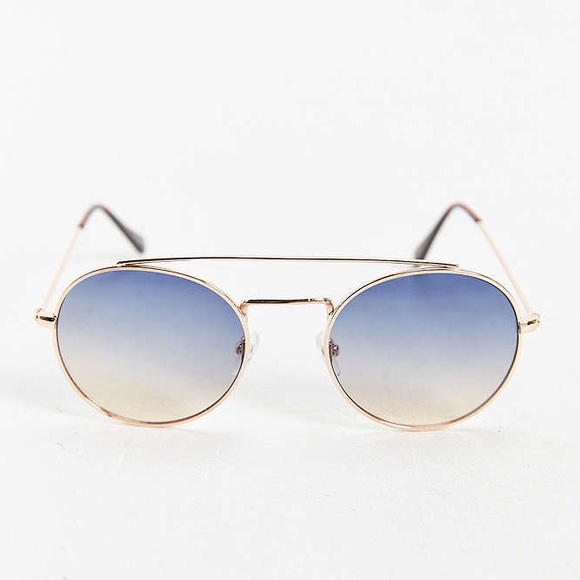❤️BOGO❤️New Urban Outfitters Blue Retro Round