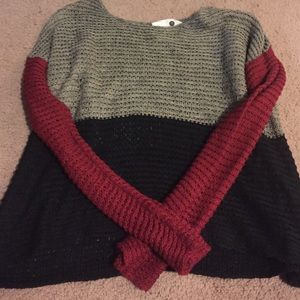 Patterned sweater!