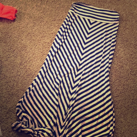Merona Dresses & Skirts - Striped Maxi Skirt