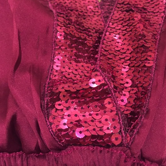 Magenta Sequin Tunic - Picture 3 of 4