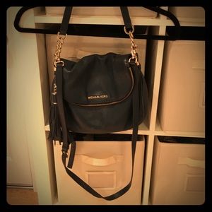 Michael Kors 'Bedford Tassel' Leather Shoulder Bag