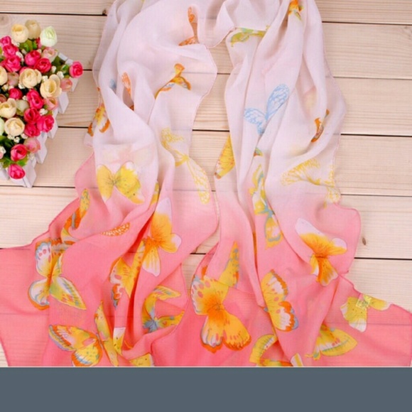 Chiffon Butterfly Wrap - Picture 1 of 1