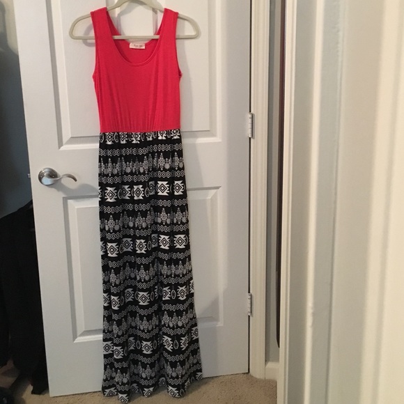 Cotton boutique maxi dress
