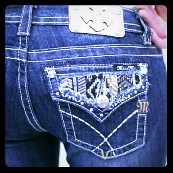 Miss Me: Embroidered Aztec Signature Bootcut jeans