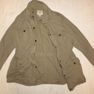Green army coat