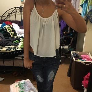 Large White tank top Rue21