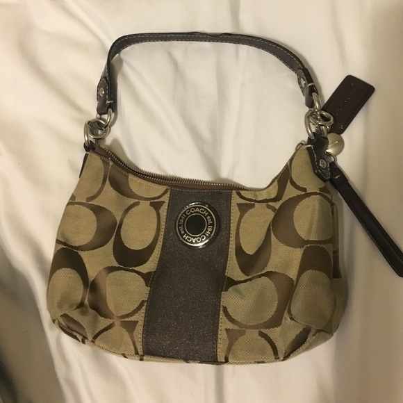 Small Brown Coach Purse - Picture 1 of 4