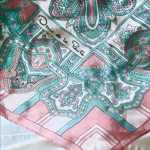 Oscar de la Renta Silk Scarf