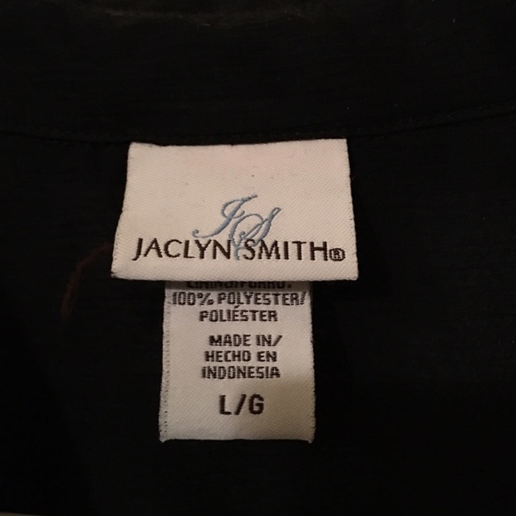 -- DONATED -- Black Ruffle Front Top - Picture 3 of 3