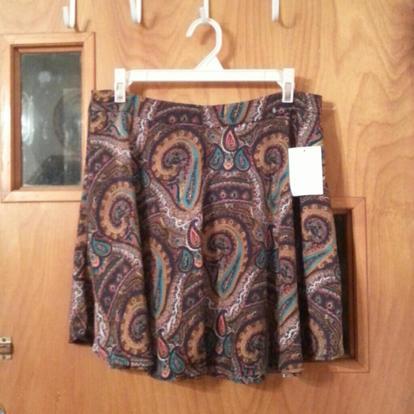 Lush Paisley Skirt