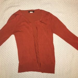 Rust cardigan