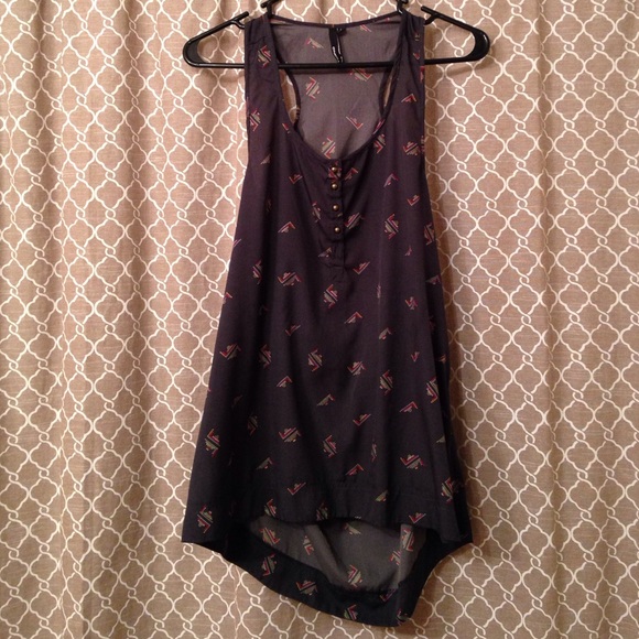 Super cute O'Neill tank top with cut out back!