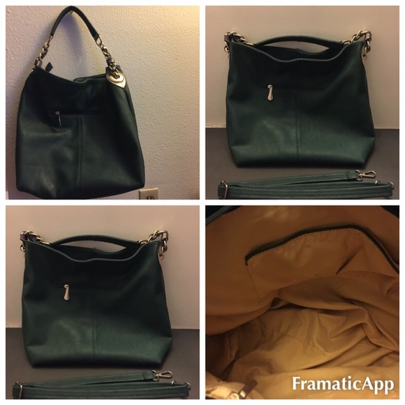 Handbags - Dark green Roomy bag!