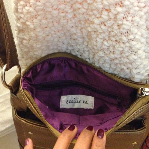 Vintage Emilie M. Gold Crossbody Purse bag❤️ - Picture 4 of 4