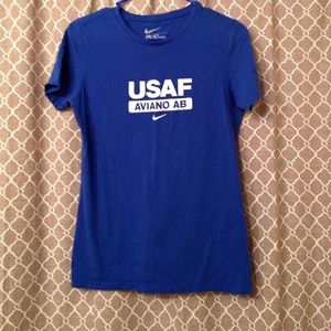 Nike slim fit USAF shirt