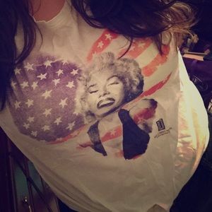 American flag Marilyn Monroe Tank
