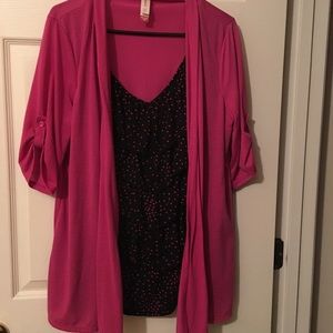 Two-fer Cardigan/Tank