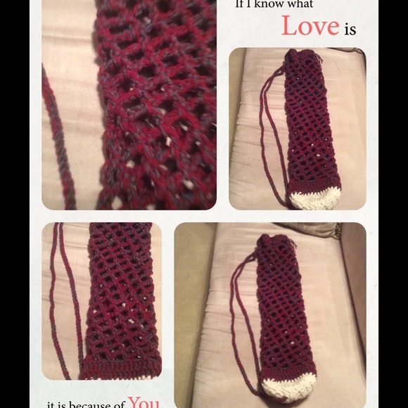 Mara hoskin design Handbags - Yoga Carrier/Holder bag (crocheted)thick/thin