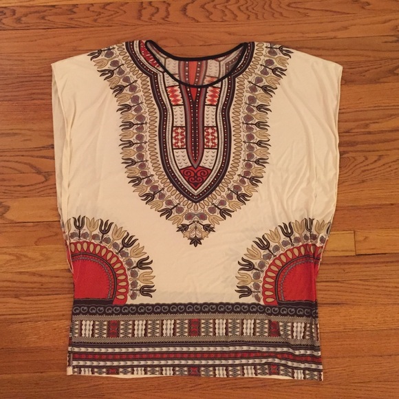 Dashiki printed dress