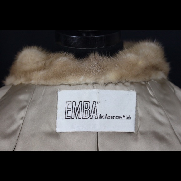 💕beautiful EMBA real mink bolero cape coat ~ 💕 - Picture 4 of 4