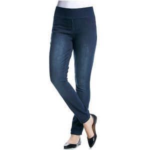 Darker Blue Sculpted Jean Leggings