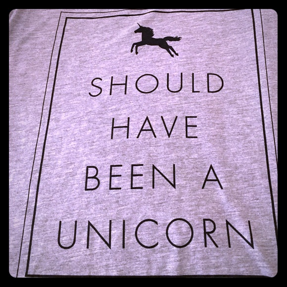 Should have been a unicorn graphic tee size S