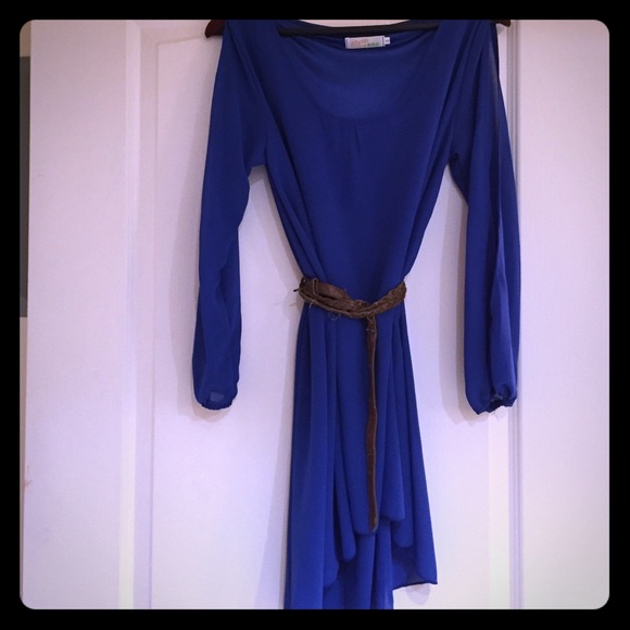 Open sleeve mini dress