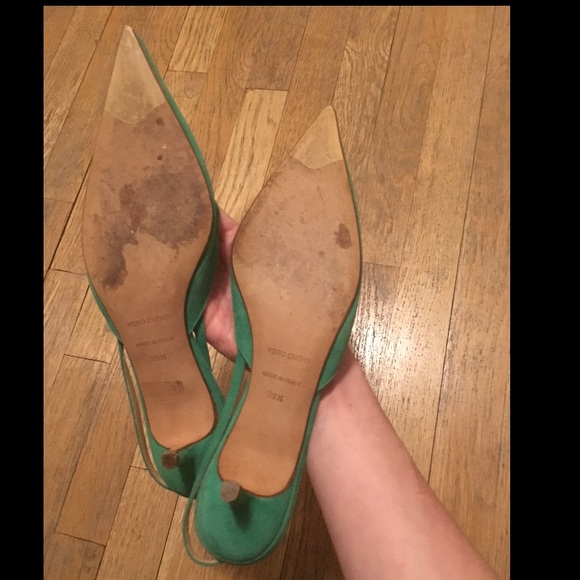 Vintage Boccaccini suede slingbacks -39.5 / US 8.5 - Picture 3 of 4