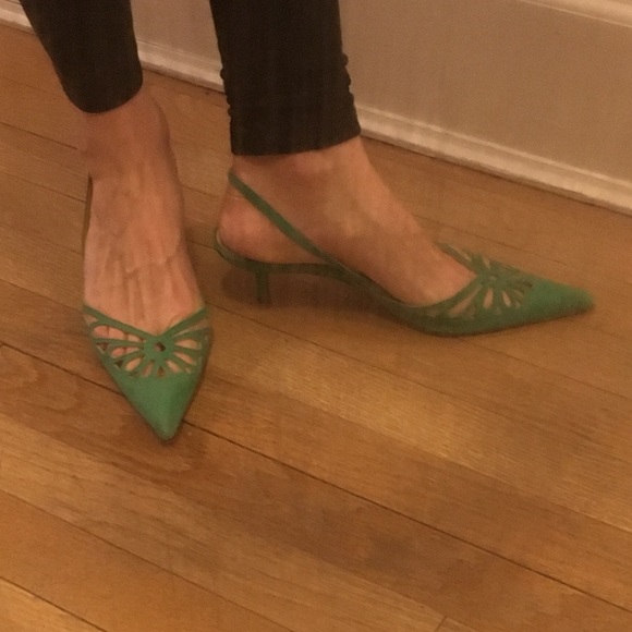 Vintage Boccaccini suede slingbacks -39.5 / US 8.5 - Picture 4 of 4