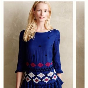 For LIA Bahia Embroidered Blouse by Floreat