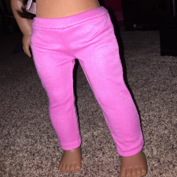 18 inch doll sweatpants pink!