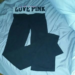 Victoria secret Chicago love pink yoga pants