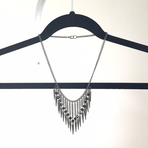 ASOS Jewelry - NEW ASOS pewter spike statement necklace ASOS Jewelry - NEW ASOS pewter spike statement necklace
