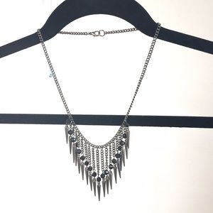 ASOS Jewelry - NEW ASOS pewter spike statement necklace ASOS Jewelry - NEW ASOS pewter spike statement necklace