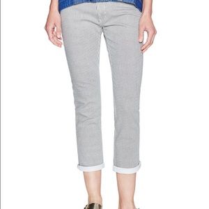 DL1961 Toni Striped Crop Jeans Size 29