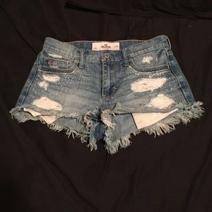 High wasted short shorts
