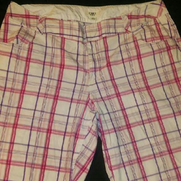 Plaid Capris perfect for spring