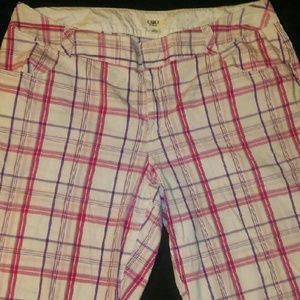 Plaid Capris perfect for spring