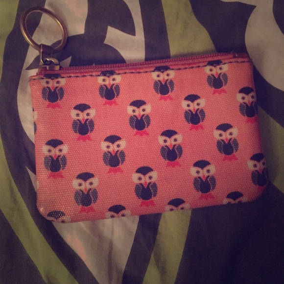 Fossil owl printed coin purse!