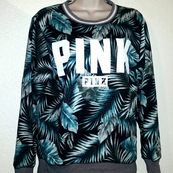 limited edition victoria secret pink crew neck