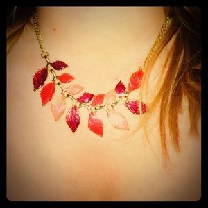 Pink and Red Vera Bradley necklace