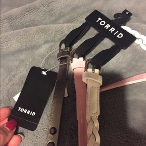 **Set of three belts