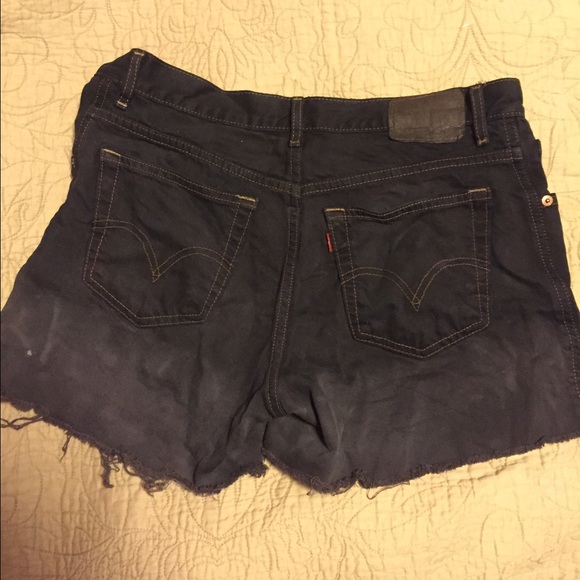 Settle gray ombré high wasted Jean shorts