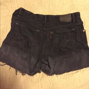 Settle gray ombré high wasted Jean shorts