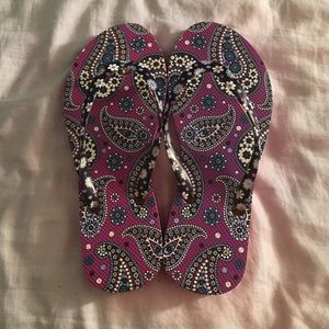 Vera Bradley flip flops