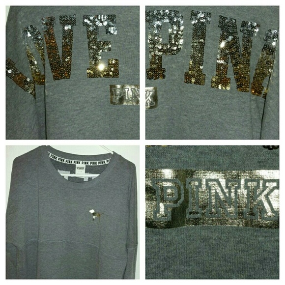 VS Pink Bling Crew ▪Trade @kaitlynpitt ▪ - Picture 4 of 4
