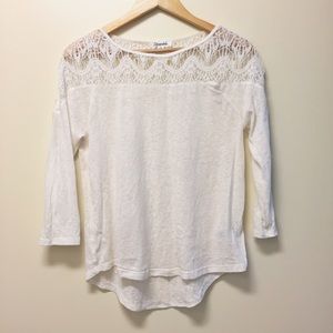 Aeropostale White Lace Top