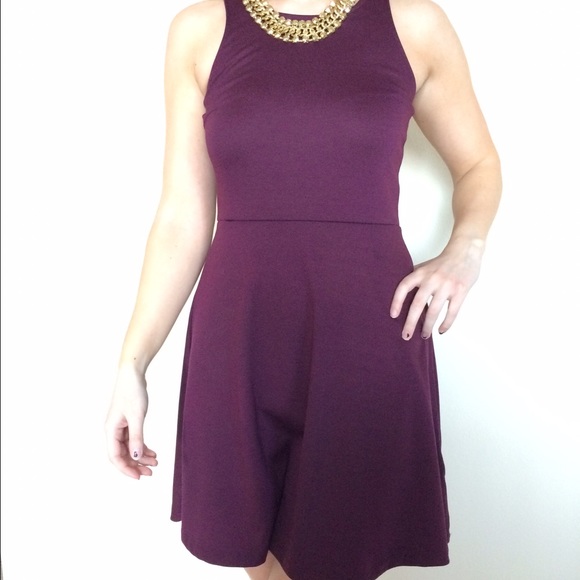 Maroon tank dress! Worn only once!